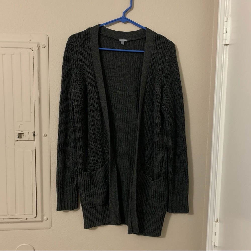 Charcoal Grey Cardigan